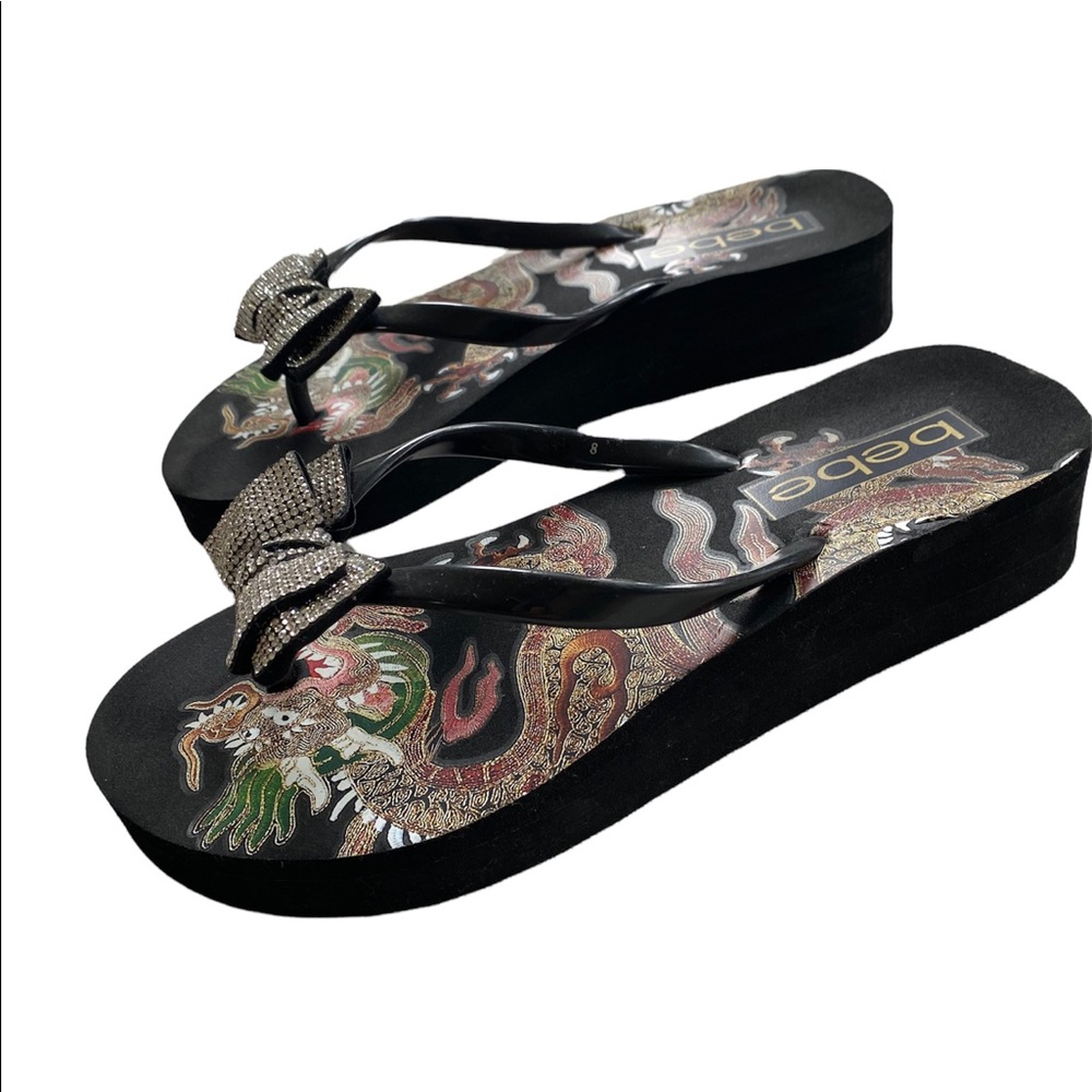 Bebe platform sandals